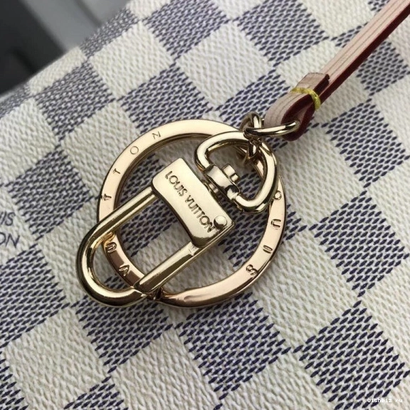 WIS VUITTON AZUR MM LOUIS ARTSY DAMIER BAG 0913